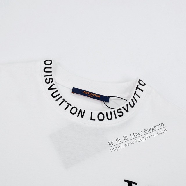 Louisvuitton路易威登Lv專門店2023SS新款刺繡印花T恤 男女同款 tzy2716